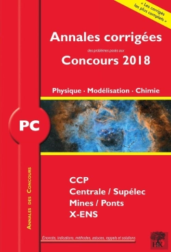 Bertrand.pt - Annales Des Concours 2018 - Pc Physique, Modelisation Et Chimie