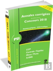 Annales Des Concours 2018 - Psi Mathematiques Et Informatique