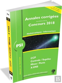 Bertrand.pt - Annales Des Concours 2018 - Psi Mathematiques Et Informatique