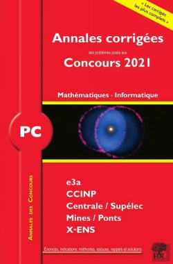 Bertrand.pt - Annales Des Concours 2021 - Pc Mathematiques Et Informatique