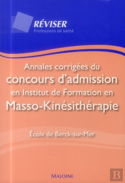 Bertrand.pt - Annales Des Corrigees Du Concours En Massokinesitherapie