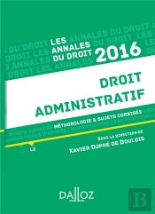 Annales Droit Administratif 2016
