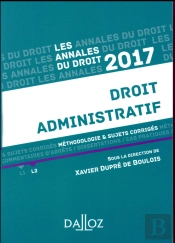Annales Droit Administratif 2017
