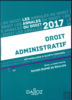 Bertrand.pt - Annales Droit Administratif 2017