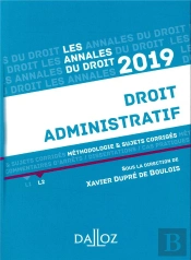 Annales Droit Administratif 2019