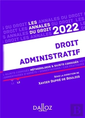 Annales Droit Administratif 2022