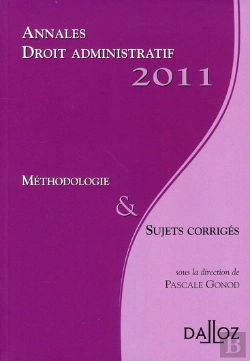 Bertrand.pt - Annales Droit Administratif (Édition 2011)