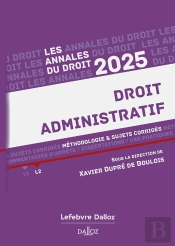 Annales Droit Administratif (Édition 2025)