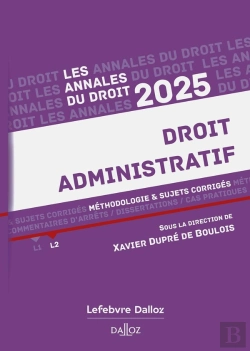 Bertrand.pt - Annales Droit Administratif (Édition 2025)