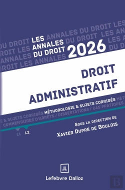 Bertrand.pt - Annales Droit Administratif (Édition 2026)