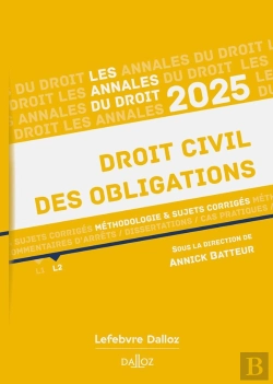 Bertrand.pt - Annales Droit Civil Des Obligations (Édition 2025)