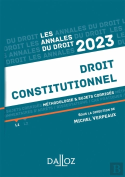 Bertrand.pt - Annales Droit Constitutionnel 2023