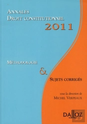 Annales Droit Constitutionnel (Édition 2011)