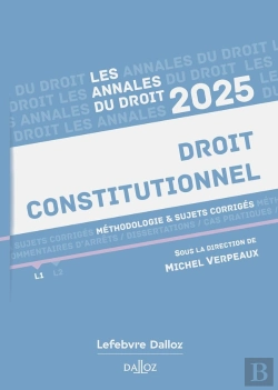 Bertrand.pt - Annales Droit Constitutionnel (Édition 2025)