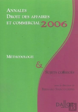 Bertrand.pt - Annales Droit Des Affaires Et Commercial 2006