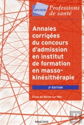 Annales Du Concours D'Admission En Institut De Formation En Masso-