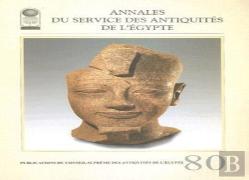 Annales Du Service Des Antiquites De L'Egypte