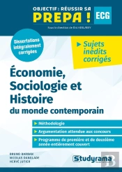 Annales Economie Sociologie, Histoire Du Monde Contemporain - Prepa Ecg