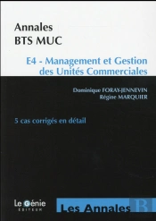Annales Etudes De Cas Bts Muc