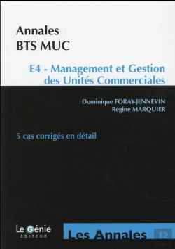 Bertrand.pt - Annales Etudes De Cas Bts Muc