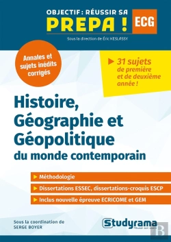 Bertrand.pt - Annales Histoire-Géographie Et Géopolitique Du Monde Contemporain : Prépa Ecg