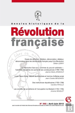 Bertrand.pt - Annales Historiques De La Revolution Francaise N  368