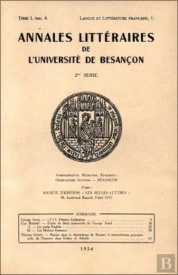 Bertrand.pt - Annales Littéraires De L'Université De Besançon : Langue Et Littérature Française. Tome I, Fasc. 4