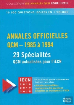 Bertrand.pt - Annales Officielles ; Qcm (Édition 1985/1994) T.1
