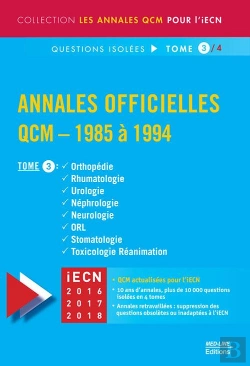 Bertrand.pt - Annales Officielles ; Qcm (Édition 1985/1994) T.3