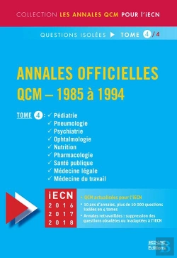 Bertrand.pt - Annales Officielles ; Qcm (Édition 1985/1994) T.4