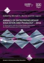 Annals Of Entrepreneurship Education And Pedagogy - 2016