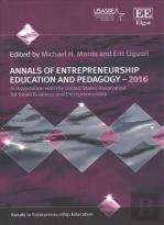 Annals Of Entrepreneurship Education And Pedagogy - 2016