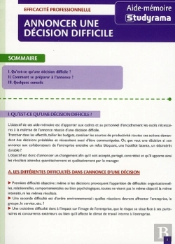 Bertrand.pt - Annoncer Une Décision Difficile