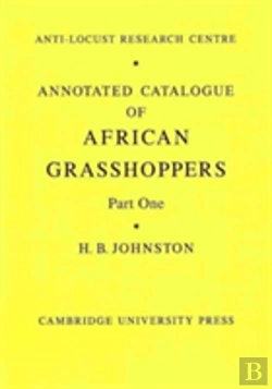Bertrand.pt - Annotated Catalogue Of African Grasshoppers 2 Part Set