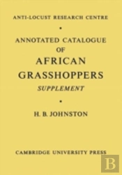 Annotated Catalogue Of African Grasshoppers