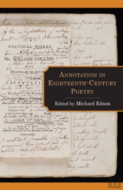 Bertrand.pt - Annotation In Eighteenth-Century Poetry