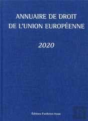 Annuaire De Droit De L'Union Européenne 2020