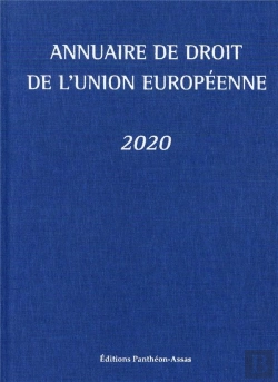 Bertrand.pt - Annuaire De Droit De L'Union Européenne 2020