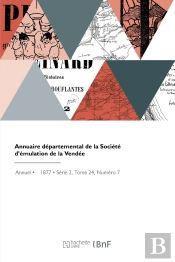 Annuaire Départemental De La Société D'Émulation De La Vendée