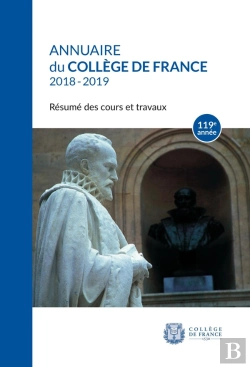 Bertrand.pt - Annuaire Du Collège De France, 119e Année, 2018-2019