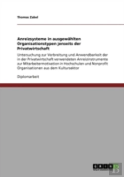 Bertrand.pt - Anreizsysteme In Ausgewahlten Organisationstypen Jenseits Der Privatwirtschaft