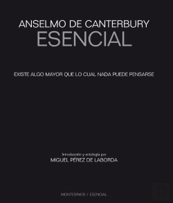 Bertrand.pt - Anselmo De Canterbury Esencial