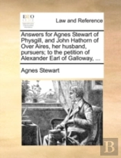 Answers For Agnes Stewart Of Physgill, A