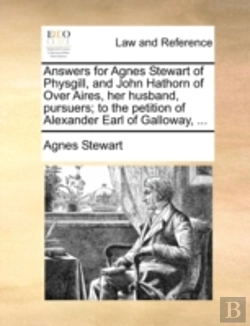 Bertrand.pt - Answers For Agnes Stewart Of Physgill, A