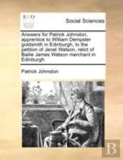 Answers For Patrick Johnston, Apprentice