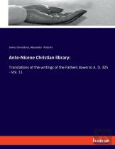 Ante-Nicene Christian Library