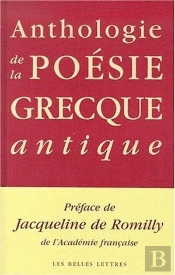 Anthologie De La Poésie Grecque Antique