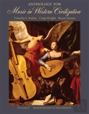 Anthology For Music In Western Civilization