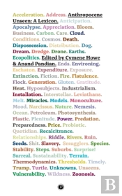 Anthropocene Unseen: A Lexicon