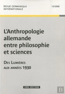 Bertrand.pt - Anthropologie Allemande Entre Philosophes